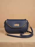 Elegant Blue Shoulder Bag