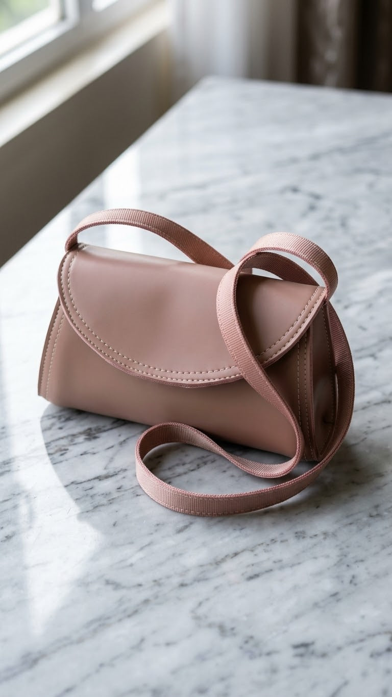 Minimal Noir Crossbody Bag