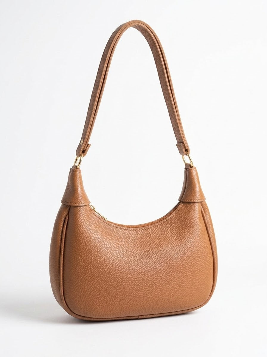 Soft Curve Bag-Tan