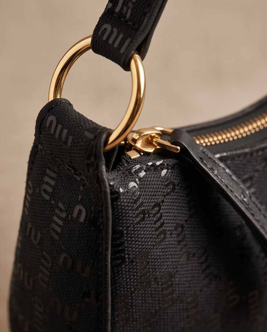 Signature Mini Shoulder Bag – Classic Black