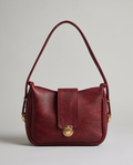 Vintage Luxe Shoulder Bag – Burgundy
