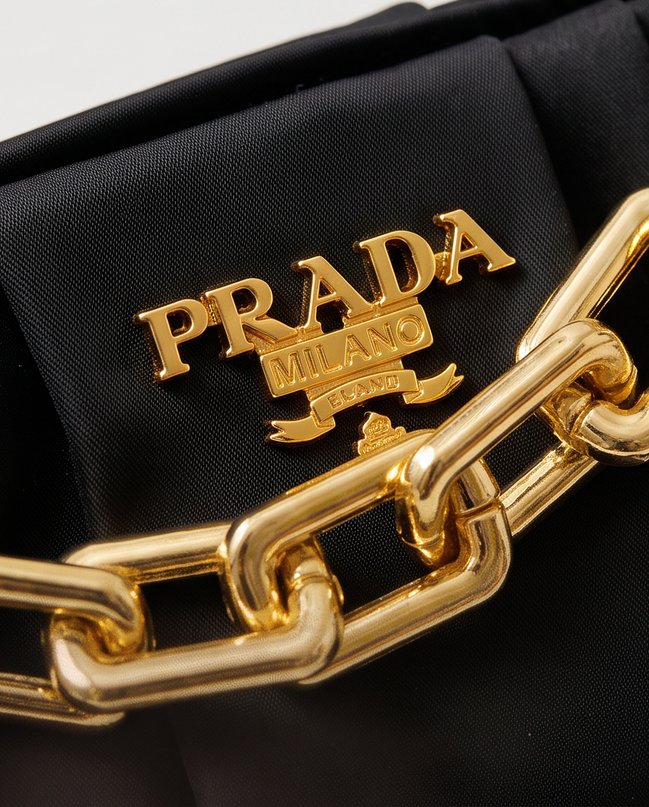 Luxury Chain Strap Shoulder Bag – Black