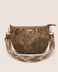 Soft Luxe Slouch Crossbody Bag- BROWN