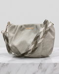 Soft Luxe Slouch crossbody bag- GRAY
