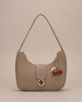 Midnight Cherry Mini Shoulder Bag- BEIGE