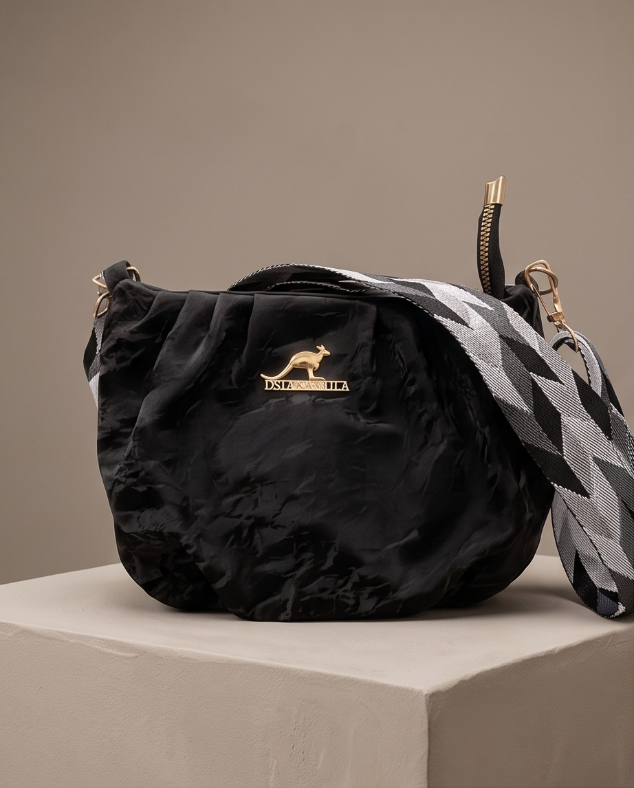 Nylon Slouch Crossbody Bag