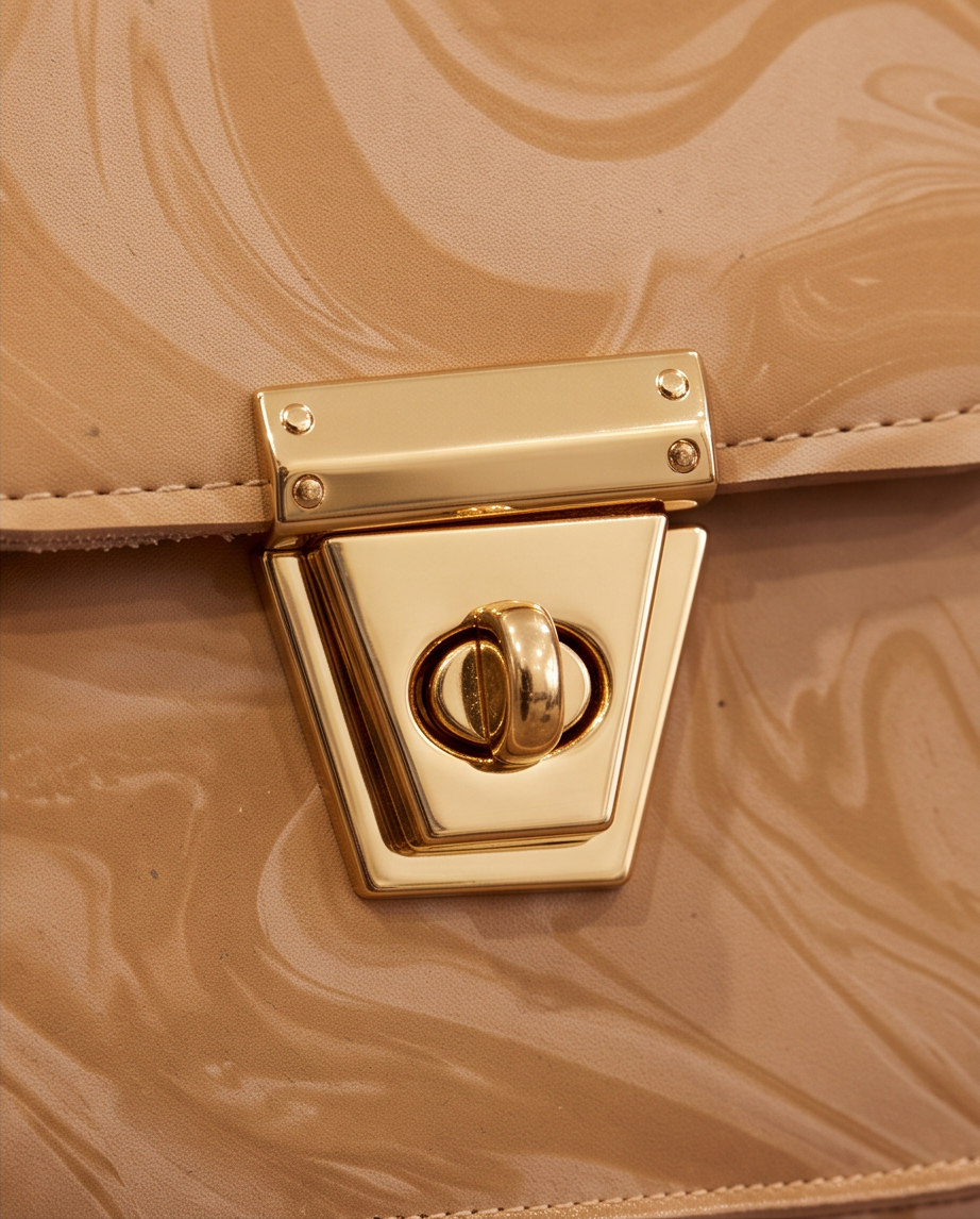 Marble Swirl Bag – Caramel